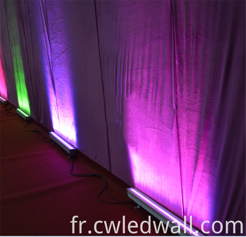 24*3w led wall wash bar disco lighting